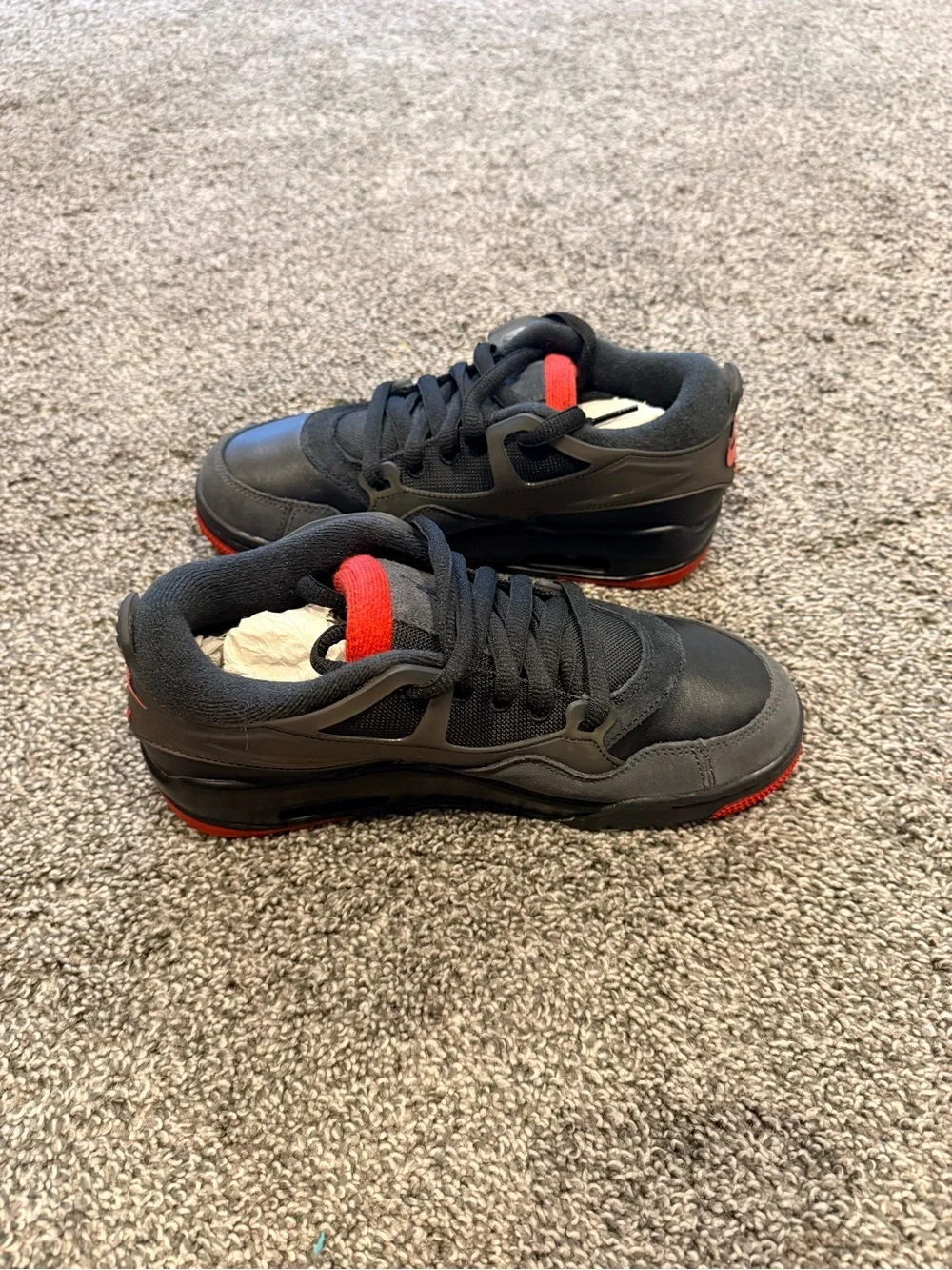 NEW - Size Left 6M/7.5W Right 5.5M/7W - Jordan 4 RM Bred Sneakers - FQ7938-061